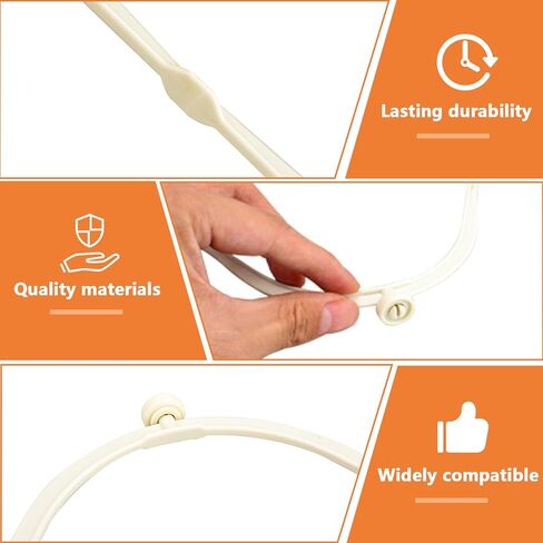 حلقة الميكروويف الدوارة 8206227 W11252182 دعم صينية القرص الدوار للميكروويف المتوافقة مع ميكروويف أمانا كينمور ويرلبول يستبدل AP6799974 W10435114 PS12584163 W10654906 (عبوة واحدة) in Kuwait