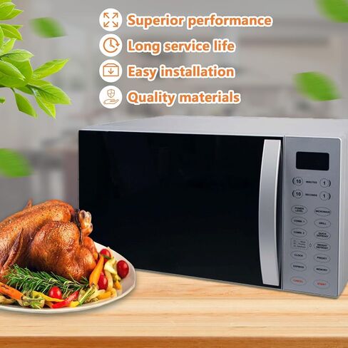 حلقة الميكروويف الدوارة 8206227 W11252182 دعم صينية القرص الدوار للميكروويف المتوافقة مع ميكروويف أمانا كينمور ويرلبول يستبدل AP6799974 W10435114 PS12584163 W10654906 (عبوة واحدة) in Kuwait