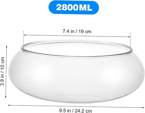 POPETPOP Transparent Landscape Small Fish Tank Nursery Flower Pots Decorative Betta Tank Tabletop Betta Tank Multi-function Betta Tank Transparent Aquarium Tank Office Plant Plastic Candle in Saudi Arabia