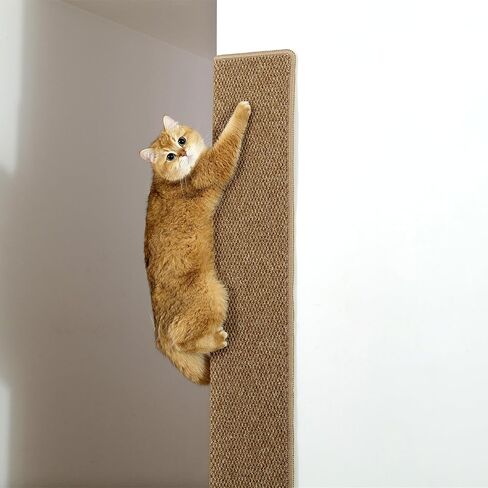 67"x 23.6" Thickened Cat Wall Climbing Carpet, Cat Wall Furniture, Wall Scratcher, Scratching Post, Couch Sofa Protector (Grey) in Saudi Arabia