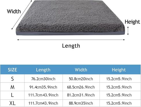 Dog Bed Covers,Waterproof Dog Bed Cover,Soft Plush Replacement Washable Dog Pillow Cover Pet Bed Cover,Removable Pet Dog Crate Pad Replacement Covers,Puppy Bed Cover for Dog Cat,Cover Only in Saudi Arabia