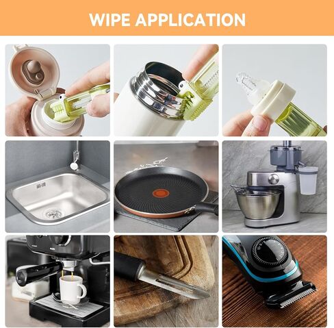 3 in 1 Cup Lid Gap Cleaning Brush Set, Multifunctional Bottle Cleaning Brush, Silicone Cup Lid Gap Cleaner, Home Kitchen Crevice Cleaning Tools (Multicolored) in Saudi Arabia