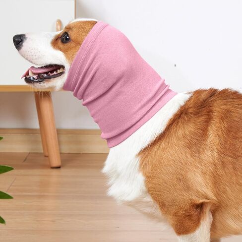 Nanaki Calming Dog Hoodie - Ear Wraps for Anxiety Relief, Fireworks Protection, Hematoma Prevention, Grooming & Drying Ear Protector in Saudi Arabia