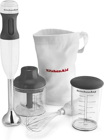 KitchenAid KHB2351WH Pro Line Hand Blender, 2 Speed, White in Saudi Arabia