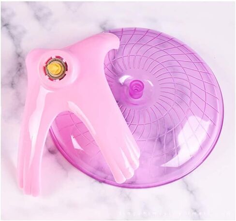 Hamster House Wood Bridge Climb Kit Exercise Wheel Jogging Running Silent Spinner Flying Saucer Pet Toys for Rat Gerbil Guinea Pig Chipmunk Mouse Small Animals in Saudi Arabia