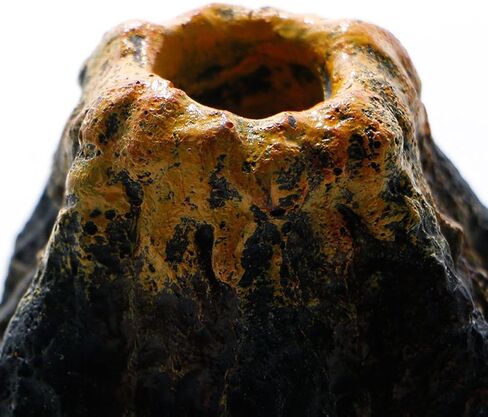 Aquarium Ornament Volcano Fish Tank Bubble Stone Decoration Bubbler Large Decor Landscaping (Small with Bubbler) in Saudi Arabia