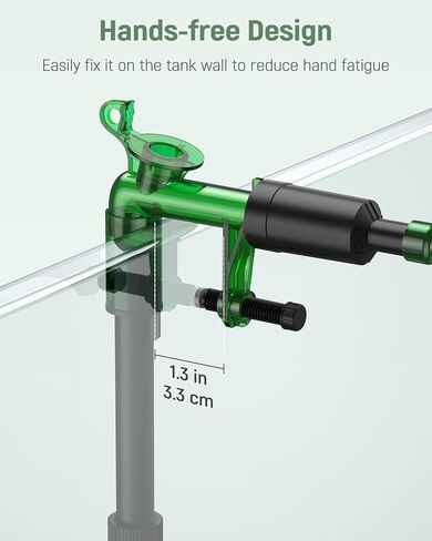 Pawfly Aquarium Water Changer Kit, Fish Tank Siphon Vacuum Cleaner with 6 Feet Long Hose and Extendable Tubing Manual Aquarium Gravel Cleaner Tools for Water Changing Sand Washing and Maintenance in Kuwait