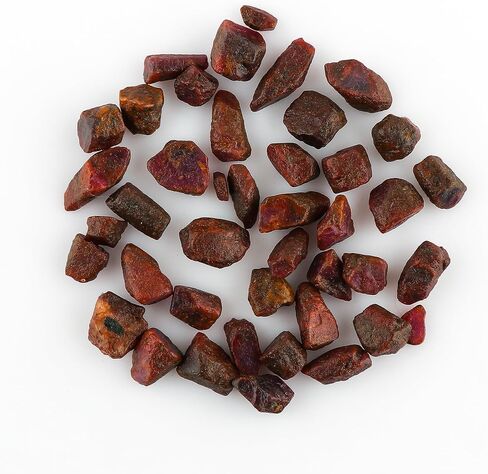 Natural Raw Ruby Rough Gemstone, Healing Chakra Stones, Wholesale Bulk, Birthstone, Energy DIY Craft Stone, Raw Crystals, Loose Gemstone Wire Wrapping, Jewelry Making Supply 100 Carat Lot (Ruby) in Saudi Arabia