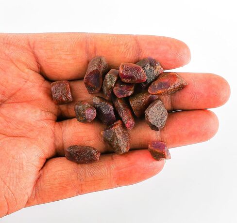 Natural Raw Ruby Rough Gemstone, Healing Chakra Stones, Wholesale Bulk, Birthstone, Energy DIY Craft Stone, Raw Crystals, Loose Gemstone Wire Wrapping, Jewelry Making Supply 100 Carat Lot (Ruby) in Saudi Arabia
