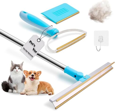 مجموعة إزالة شعر الحيوانات الأليفة 3 في 1 من Pet's Var مع منظف الأريكة الصغير ومشط السجاد فائق القوة - مجموعة تنظيف فراء الكلاب والقطط المثالية للمنزل والسيارة - مكشطة وبر متينة وقابلة لإعادة الاستخدام لجميع الأسطح in Kuwait
