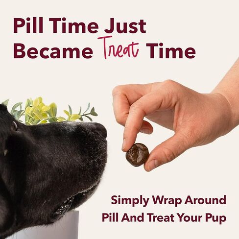 غلاف معجون حبوب منع الحمل بروبيوتيك من iHeartDogs للكلاب - قناع حبوب بنكهة الدجاج ولحم الخنزير المقدد للكلاب التي يصعب إرضاءها - إخفاء الدواء في عجينة إخفاء الحبوب اللذيذة هذه in Kuwait