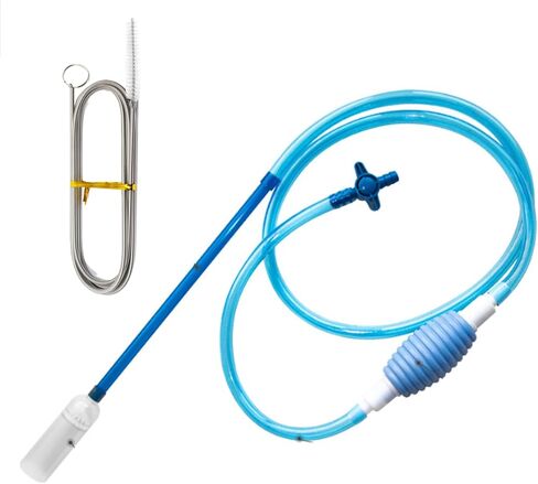 Aquarium Gravel Cleaner, Fish Tank Water Changer, Manual Siphon Vacuum Pump Fish Tank Water Changer Kit with Adjustable Flow Out Valve for Sand Cleaning in Kuwait