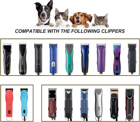 7 Skip Tooth Blades,Detachable Pet Dog Grooming Steel Blade Compatible with Andis,Oster A5,Wahl KM10 Series Clippers,Cut Length 1/8-Inch (3.2mm) in Saudi Arabia