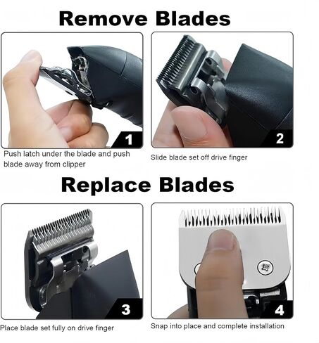 7 Skip Tooth Blades,Detachable Pet Dog Grooming Steel Blade Compatible with Andis,Oster A5,Wahl KM10 Series Clippers,Cut Length 1/8-Inch (3.2mm) in Saudi Arabia