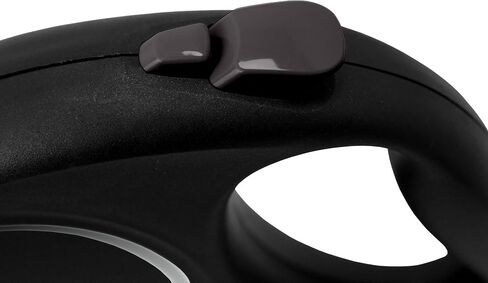 Flexi Black Design Tape Black Small 5m Retractable Dog Leash/Lead for Dogs up to 15kgs/33lbs in Kuwait