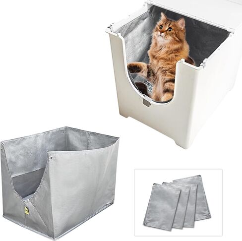 Reusable Flip F Liners, Compatible with Modkat Flip Litter Box, 2 Pack of Durable Flip Liners Type F in Saudi Arabia