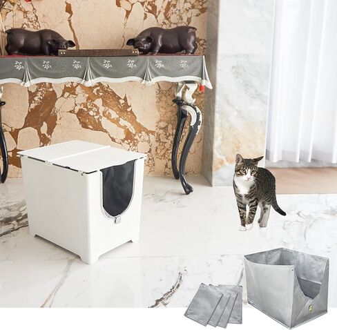 Reusable Flip F Liners, Compatible with Modkat Flip Litter Box, 2 Pack of Durable Flip Liners Type F in Saudi Arabia