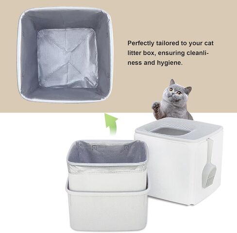 Reusable Flip F Liners, Compatible with Modkat Flip Litter Box, 2 Pack of Durable Flip Liners Type F in Saudi Arabia