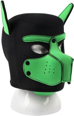 Neoprene Puppy Face Muzzle Dog Hood Mask Play Hoods in Saudi Arabia