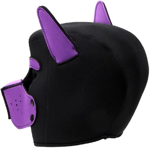 Neoprene Puppy Face Muzzle Dog Hood Mask Play Hoods in Saudi Arabia
