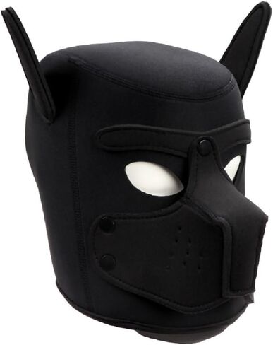 Neoprene Puppy Face Muzzle Dog Hood Mask Play Hoods in Saudi Arabia