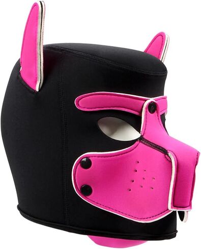 Neoprene Puppy Face Muzzle Dog Hood Mask Play Hoods in Saudi Arabia
