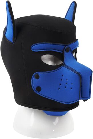 Neoprene Puppy Face Muzzle Dog Hood Mask Play Hoods in Saudi Arabia