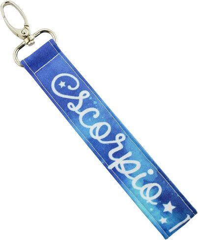 Zodiac Keychains for Women | Astrology Key Lanyard | Cool Key Chains for Best Friend (Scorpio) in Saudi Arabia