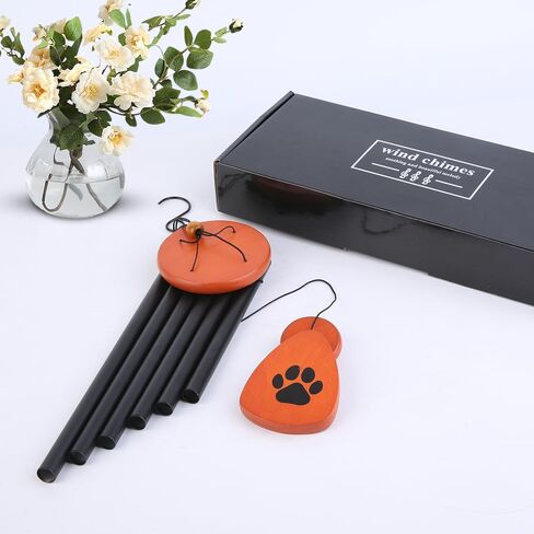 Wind Chimes for Outside, 25.5" Tuned Chime Dog Memorial Gifts for Loss of Dog, Loss of Dog Sympathy Gift, Dog Passing Away Gifts, Bereavement Gift, Pet Remembrance Gift in Memory of Dog Cat in Saudi Arabia
