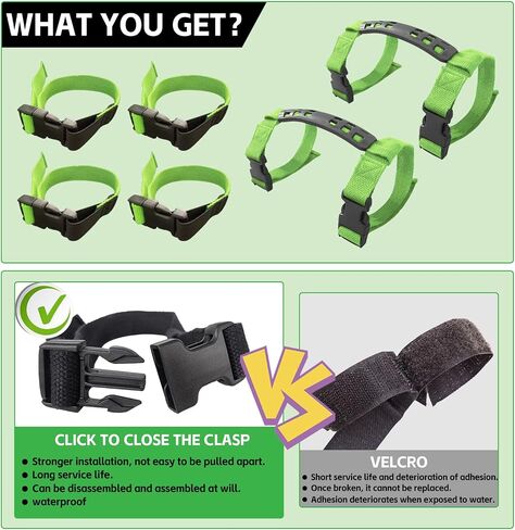 Easy Carry Straps Dog Fence, 2Pack (Black) in Saudi Arabia