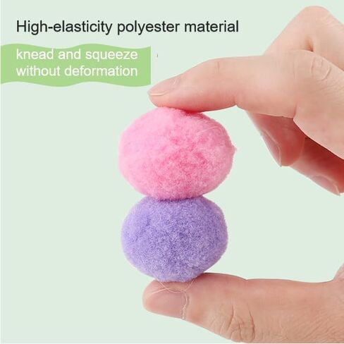 34Pcs Cat Toy Ball Launcher Gun, Cat Balls Fetch Toy, Plush Fuzzy Balls Shooting Cat Toy, A Toy Gun Launcher with 30 PomPoms and 3 Bonus Balls, interactive Toy for Bored Indoor Cats, Kitten Pet Toys in Saudi Arabia