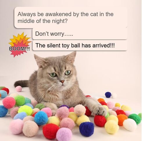 34Pcs Cat Toy Ball Launcher Gun, Cat Balls Fetch Toy, Plush Fuzzy Balls Shooting Cat Toy, A Toy Gun Launcher with 30 PomPoms and 3 Bonus Balls, interactive Toy for Bored Indoor Cats, Kitten Pet Toys in Saudi Arabia