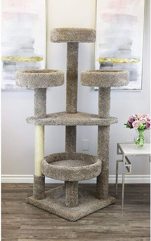 Prestige Cat Trees 130012-Neutral Main Coon Cat Tower Cat Tree in Kuwait