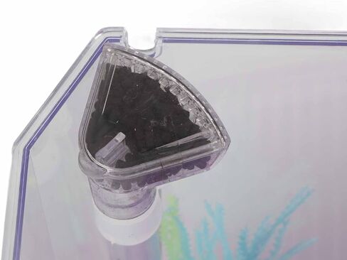 Yctze LED Acrylic Aquarium Fish with Three Divisions Breeding Isolation Box and Kit - Ideal for Small Fish, Betta Fish, Dual and Mini Aquarium Environment () in Saudi Arabia