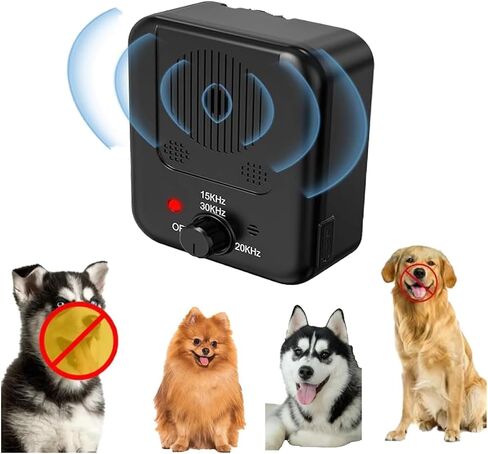 2024 Smart Anti Barking Device No.1 in Middle East 50 Feet Water Proof Deterrent Device Indoor & Outdoor Rechargable Ultrasonic Bark Control Device Neighbor Dog Silencer Bark Box Stop Bark in Saudi Arabia
