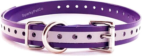 Replacement Strap for Dogtra Collars - 3/4" Wide Ultra-Durable Dog E-Collar Replacement for Training, Bark, Shock, Electric, and GPS Collars - 28" Adjustable Length Solid Black in Saudi Arabia