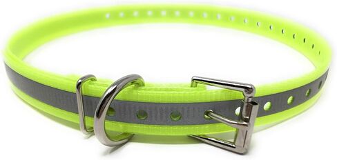 Replacement Strap for Dogtra Collars - 3/4" Wide Ultra-Durable Dog E-Collar Replacement for Training, Bark, Shock, Electric, and GPS Collars - 28" Adjustable Length Solid Black in Saudi Arabia