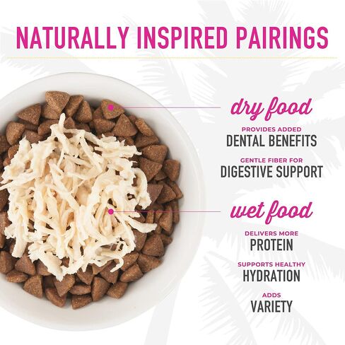 تيكي كات بورن آكلة اللحوم عالية البروتين، الصحة الداخلية، وصفة وجبة الدجاج والديك الرومي، كيبل مخبوز خالي من الحبوب لزيادة العناصر الغذائية إلى أقصى حد، طعام القطط الجاف، 3 رطل. حقيبة in Kuwait