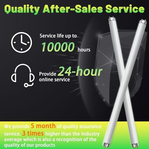 2Pack UVB Reptile Light 5.0 Bulb 15W 18inch T8,Long Service Life UVB Lamp Tube for Reptiles,Chameleon,Anoles Etc (5.0) in Saudi Arabia