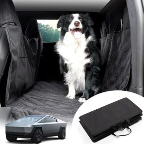Dog Seat Cover for Tesla Cybertruck 2024, Scratchproof Pet Mat Waterproof Seat Protector for Cybertruck Accessories