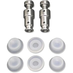 Float Valve Seal for Instant Pot Replacement Parts with 6 Sealer Gasket, Fits Duo 3, 5, 6 Qt, Duo Plus 3, 6 Qt, Ultra 3, 6, 8 Qt, Lux 3 Qt, 1.18 inch, Silver