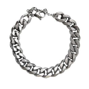 12mm Cuban Bracelet for Men of a Stainless Steel Link Chain, Minimalist Designer Jewelry by 'Valeno Jewelry'