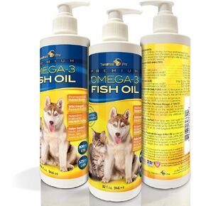 تيراماكس برو زيت السمك السائل أوميغا 3 للكلاب والقطط، 16 أونصة سائلة. أوز. in Kuwait
