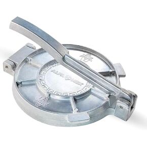 Tortilla Press - Authentic Mexican Premium Tortillas Maker 6“ - Tortilladora Gordita Press Pataconera Quesadillas Press Arepas Press Tortonera Aluminum - Classic Design - Tortilladora 6“