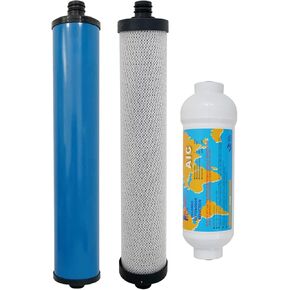 R.O. Split Pre/Post/Inline Filter Set for Microline Reverse Osmosis System,without membrane