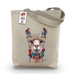 Alpaca Tote Bag - Alpaca Gifts - Alpaca Tote Bag - Alpaca Gifts - Handmade Totes - Alpaca Totes - Shopping Bag - Mother's Day Bag - Shoulder Bag - Grocery Bag - Handbag - Beach Bag