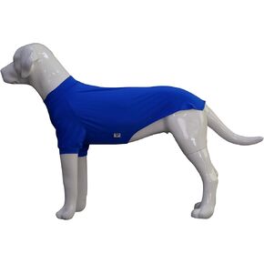 LoveLongLong Spring Summer Cooling Dog T-Shirt with UV Protection and Moisture-Wicking Fabric Blank Color Purplish red L
