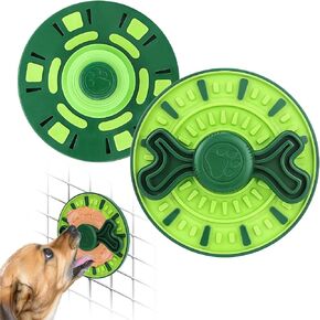 Omirich Lick Mat for Dogs and Cats - Slow Feeder Dog Bowls, Interactive Dog Lick Mat with Non-Slip Pad, Multipurpose Dog Feeding Mat for Boredom and Anxiety Relief, Dog Crate Lick mat for Training
