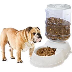 Automatic Dog Feeders for Large Dogs,Gravity Dog Food Dispenser,Automatic Cat Feeder Food Dispenser,Pet Feeder Station Travel Supply Feeder for Large Dog