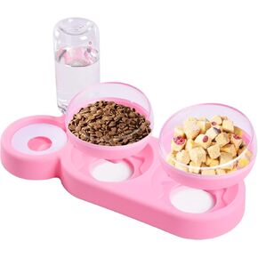 مجموعة تغذية القطط وموزع المياه الأوتوماتيكية 3 في 1 من RUJOI Petlibro - مريحة ونظيفة، الحل الأمثل لاحتياجات طعام وترطيب صديقك القطط! in Kuwait